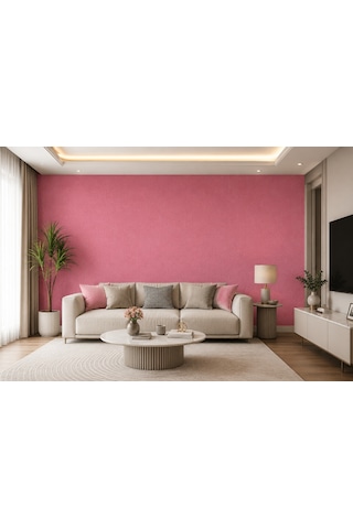 50x280cm Pembe Kendinden Yapışkanlı Isı Ve Ses Yalıtımını Destekler Boyanabilir Duvar Paneli Kağıdı