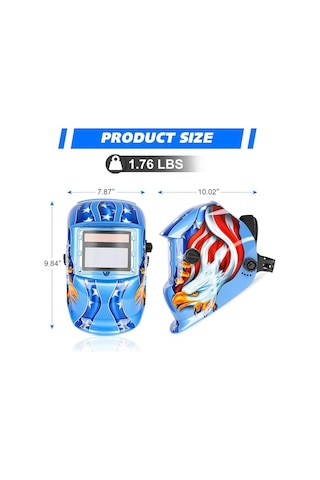 Kaynak Kask Otomatik Olarak Ayarlanabilir Gölge Ile Gerçek Renk Kaput Kararan