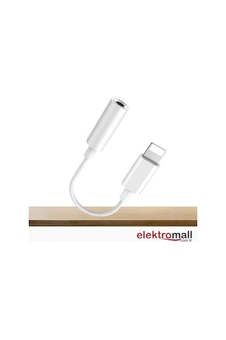 Lightning To Aux 3.5Mm Apple Uyumlu iPhone Kulaklık Çevirici - Aux Dönüştürücü