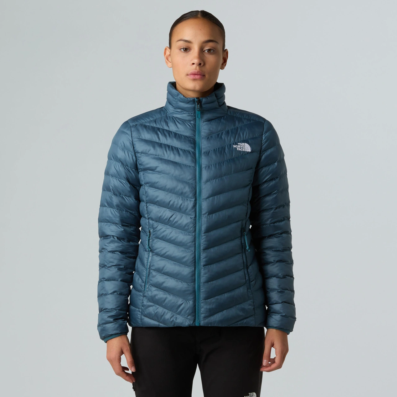 The North Face W Huila Synth Jacket Kadın Mont-30563 Mavi