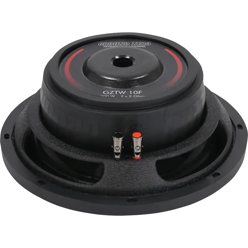 Ground Zero Flat-slim Subwoofer 25 Cm Gztw 10f 300 Watts Rms