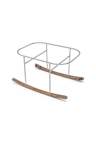 Hier Bebek Anne Yanı Beşik Krom Stand Gri Sepet Gri