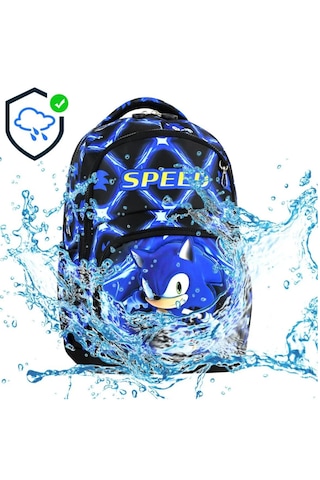 Lüx Okul Çantası 3lü Set Okul Çantası Sonic Okul Çantası