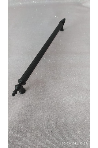 Sehrimanoglu 224mm Osmanlı Kulp Mat Siyah Çekmece Dolap Mobilya