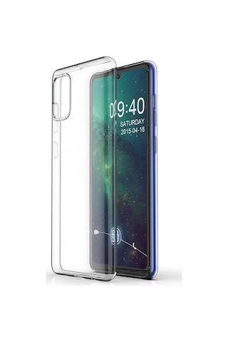 Samsung Galaxy Uyumlu A31 Kılıf Şeffaf Silikon Süper