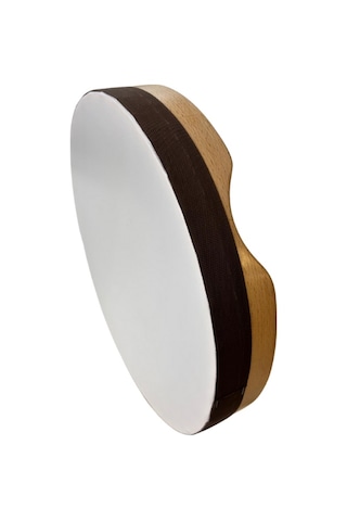 Brahner Bendir Beyaz Cam Deri 40cm