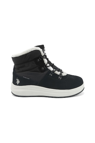 U.s. Polo Assn. Momo 5pr Siyah Kadın Sneaker Bot Siyah