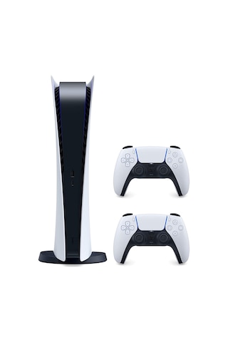 Sony Playstation 5 PS5 825 GB Digital Edition Oyun Konsolu + 2 Dualsense Kol (İthalatçı Garantili)