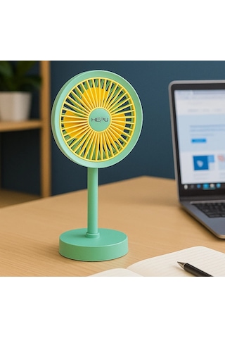 Hepu Hp-f26 Usb Şarjlı Sessiz Masaüstü Mini Fan