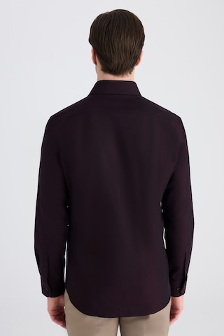 D'S Damat Ds Damat Slim Fit Bordo Armürlü Gömlek 5hf02ıg05185m Çok Renkli