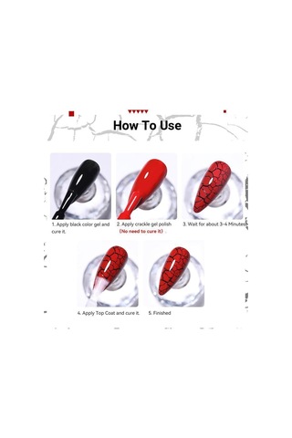 Lılycute 7ml Çatlayan Oje Crackle Gel Polish Cn04 60082