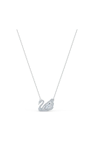 5514421 Swarovski Kolye Dancing Swan-Necklace Czwh-Rhs Ayarlanabilir