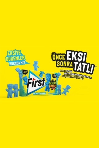 First Spk Ahududu Aromalı Sakız 27 Gr - 12 Adet