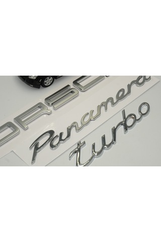Porsche Panamera Turbo Bagaj 3M 3D Abs Yazı Logo Amblem Seti