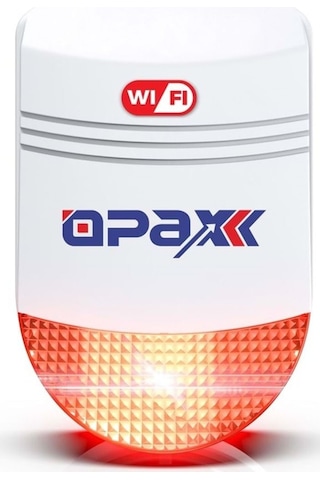 Ekonomik Alarm Seti Opax Bgr-12 Wıfı Kablosuz Siren Alarm Sistemi