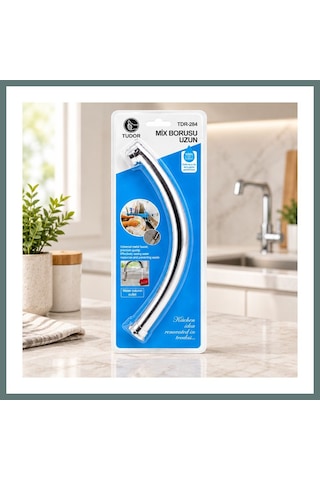 Ventra Uzun Mix Batarya Borusu Evye Ve Lavabo - Krom Süzgeçli Uç Ventra Diğer