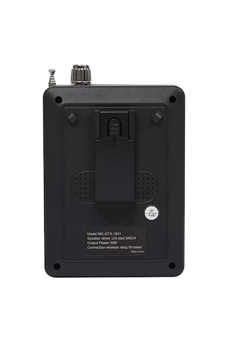 Subzero Ktx 1601 Mikrofonlu Rehber Öğretmen Amfisi Usb/tf/aux Fm Destekli Hoparlör