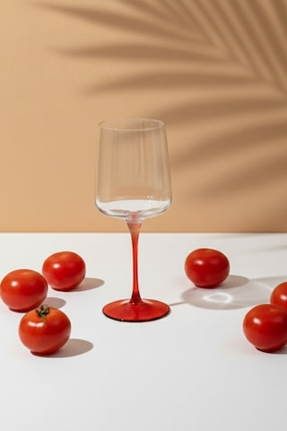 Rakle x Bengi Kurtcebe Pomodoro 4'lü Kadeh Seti 430 cc