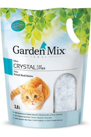 Garden Mix Silika Kristal Kedi Kumu 3800 ML Garden Mix Silika Kristal Kedi Kumu 3800 ML