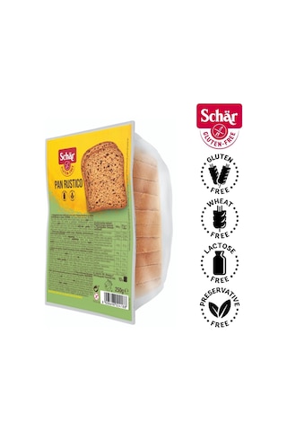 Schar Pan Rustico Glutensiz Lifli Ekmek 250 gr 3 Adet