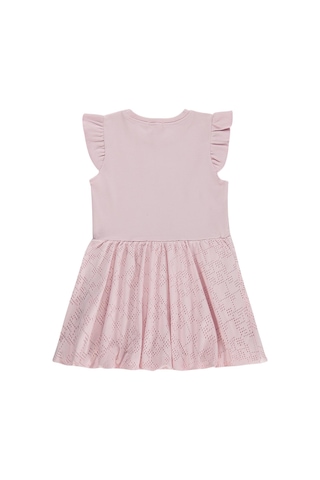 Civil Girls Balon 6-9 Yaş Elbise - Pembe