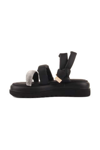 24y374 Siyah Kadın Sneaker Siyah