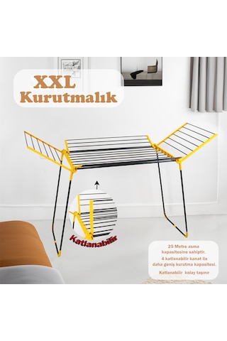 Doğrular Fortune Kurutmalık Antrasit Katlanır, Hafif , Dayanıklı Renkli