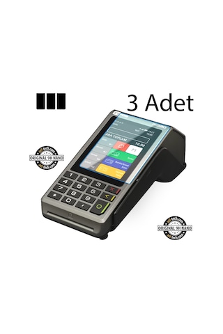 İnpos M530 Yeni Nesil Yazar Kasa Pos Dokunmatik Ekran Koruyucu 3'lü Set