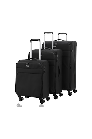 Baggaj V2413 Super Lıght Valiz Gri Navy Blue