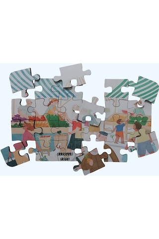 Farmers Market - Çiftçi Pazarı / Small Puzzle 3-7 Yaş 24 Parça