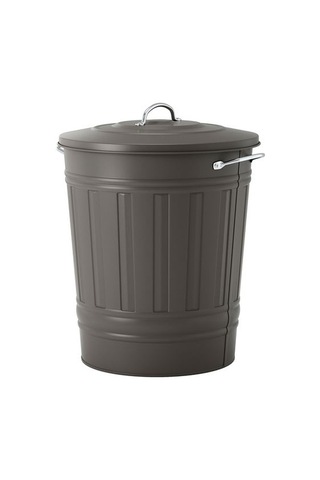 Ikea Knodd Çöp Kutusu, Gri, 40 Lt, Kapaklı