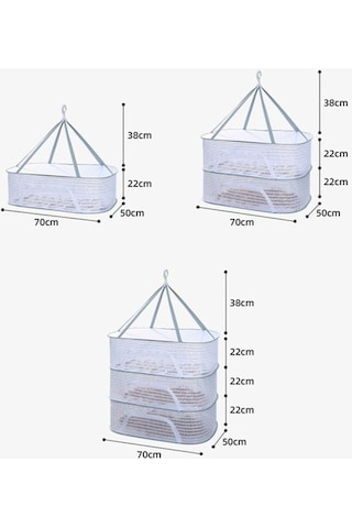 Didadodo Katlanır Kurutma Ağı Ev Kurutma Makinesi Depolama Asılı Kurutma Rafı Bitki Kurutma Örgü 3 Diğer