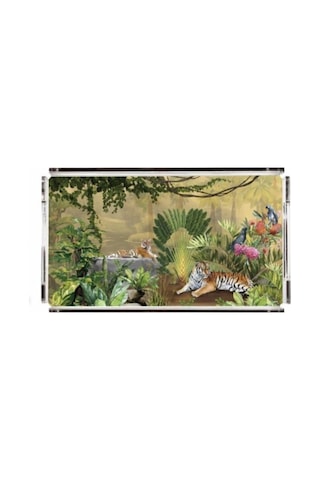 Kaplan Pleksi Tepsi - 40x24 Cm
