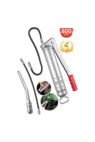 Yüksek Basınçlı Gres Yağ Pompası 500 Cc Büyük Boy Demir Hortum