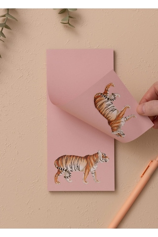 The Mia Art Line Mini Notluk Tiger 10 X 21 Cm 40 Yaprak
