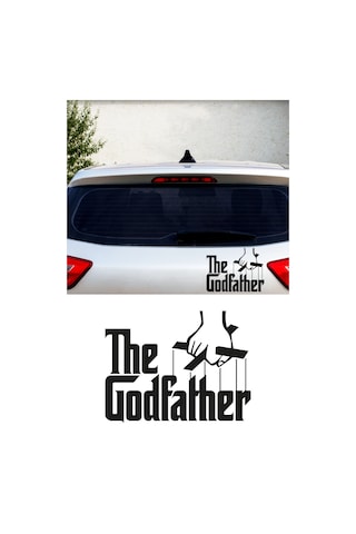 The Godfather Sticker, Oto Sticker, Motor Sticker 30x23 Cm