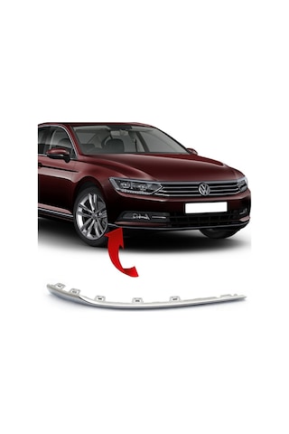 Vw Passat B8 Sag Ön Tampon Nikelaji 2015 Sonrasi 3G0853254 528251843