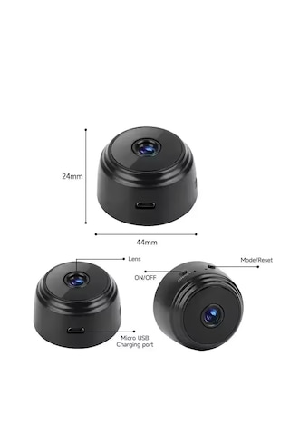 Mini Kamera Full Hd Uzaktan İzleme Özellikli Şarj Edilebilir