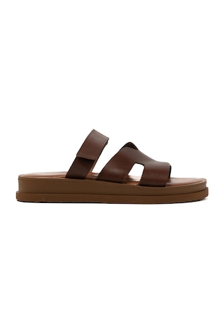 148 Brown Terlik Kadın 26224 Myconian 2025 Greek Sandal Kahverengi