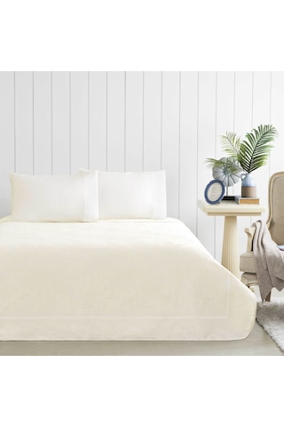 Taç Jakar Evelyn Çift Kişilik Pike Takımı Ekru 000000001000047212 Ekru