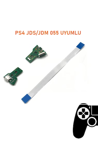 Ps4 V3 Kollar İle Uyumlu Jds Jdm 055 Usb Port & 12 Pın Flex