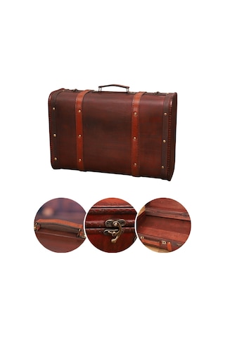 Sones Ahşap Taşınabilir Sertifika Çeşitli Eşyalar Depolama Kutusu Fotoğraf Stüdyosu Çekim Aksesuarları, Şartname: 1622-01 Kırmızı Phnom Penh Küçük