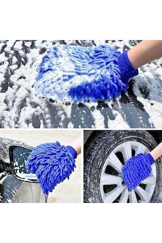 Zhltools Oto Yıkama Eldiveni Jant Torpido Mikrofiber Temizlik Eldiveni