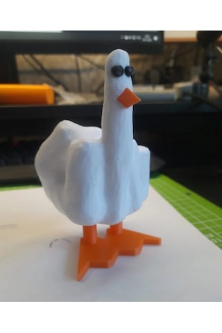 Duck You Sevimli Ördek Dekoratif Obje Biblo Figür Aksesuar