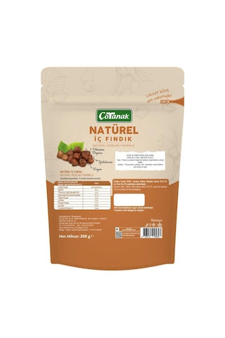 Çotanak Natürel İç Fındık 250 G