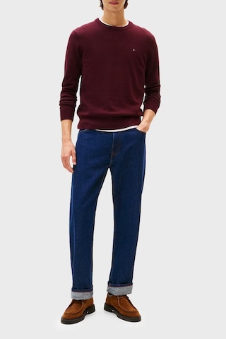 Tommy Hilfiger Pıma Org Ctn Cashmere Crew Neck Erkek Kırmızı Kazak - Mw0mw28046