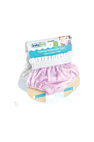 Babyjem Alıştırma Külodu 2'li Paket 3 Yaş Pembe