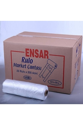 Rulo Hışır Atlet Poşet Orta Boy 200 Lü N11.1049