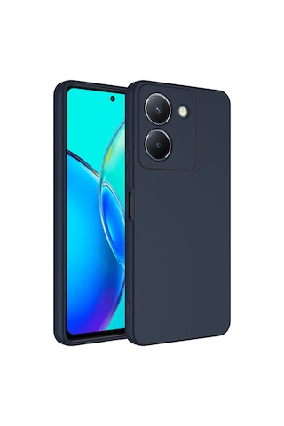 Vivo Y36 4g Kılıf Zore Mara Lansman Kapak Lacivert