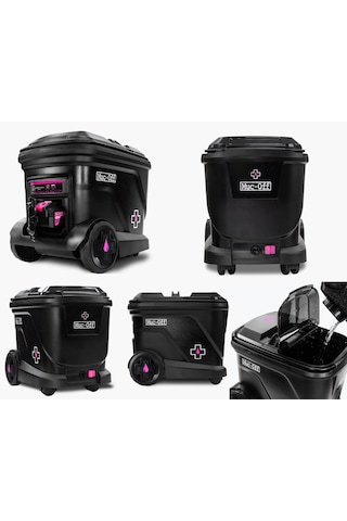 Muc-off Mobil Basınçlı Bisiklet Yıkama Seti +1l Nano Cleaner Siyah